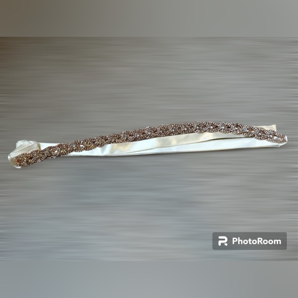 Bridal belt - Rose Gold - Picture 3 of 8